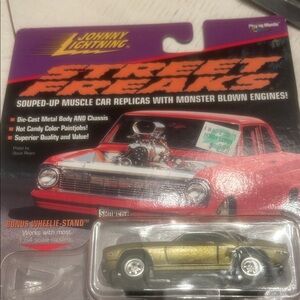 Vintage Johnny Lightning Street Freaks Green Camaro Collection Die Cast 1969
